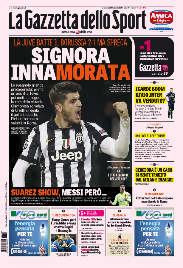 Gazzetta 25.02.15