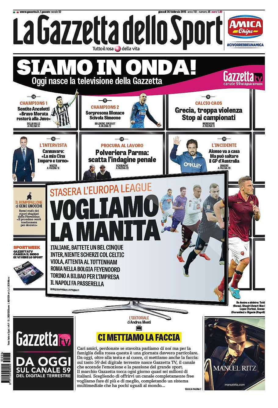 Gazzetta 26.02.15