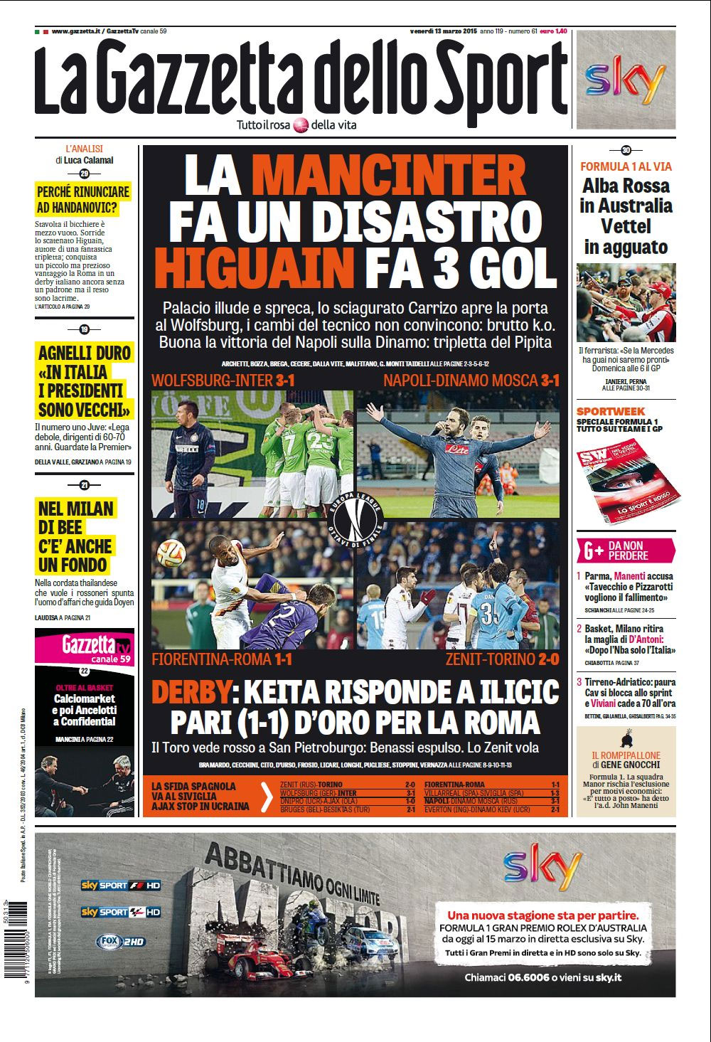 Gazzetta 13.03.15